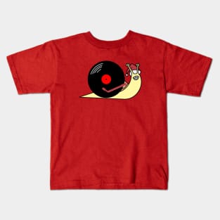 25-Hour Holiday Radio Show snail (no text) Kids T-Shirt